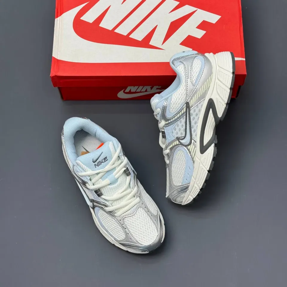 کفش نایک وی فایو کی ران آبی نقره ای Nike V5K Run Blue Silver - تصویر 4