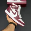 کفش نایک ایر جردن وان ساقدار رترو زرشکی Nike Air Jordan 1 Retro High Burgundy کفش نایک ایر جردن وان ساقدار رترو زرشکی Nike Air Jordan 1 Retro High Burgundy - تصویر 3
