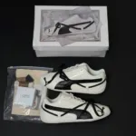 کفش پوما اسپیدکت پریمیوم ایکس روز سفید مشکی Puma Speedcat Premium X Rose White Black
