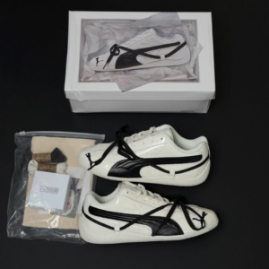 کفش پوما اسپیدکت پریمیوم ایکس روز سفید مشکی Puma Speedcat Premium X Rose White Black کفش پوما اسپیدکت پریمیوم ایکس روز سفید مشکی Puma Speedcat Premium X Rose White Black