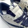 کفش نایک ایر جردن وان لو تراویس اسکات لویی ویتون کرم آبی Nike Air Jordan 1 Low Travis Scott Louis Vuitton Cream Blue - تصویر 5