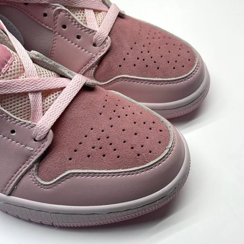 کفش نایک ایر جردن وان ساقدار دیجیتال پینک Nike Air Jordan 1 High Digital Pink