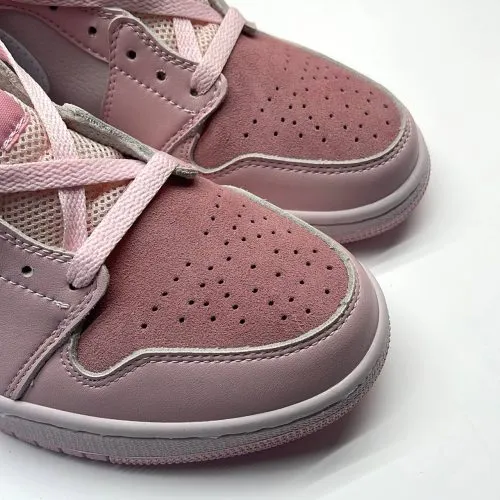 کفش نایک ایر جردن وان ساقدار دیجیتال پینک Nike Air Jordan 1 High Digital Pink - تصویر 3