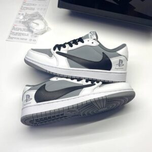 کفش نایک ایر جردن وان لو تراویس اسکات پلیاستیشن Nike Air Jordan 1 Low Travis Scott PlayStation کفش نایک ایر جردن وان لو تراویس اسکات پلیاستیشن Nike Air Jordan 1 Low Travis Scott PlayStation