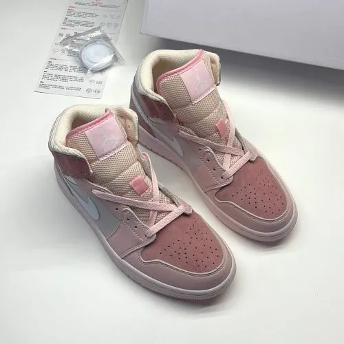 کفش نایک ایر جردن وان ساقدار دیجیتال پینک Nike Air Jordan 1 High Digital Pink - تصویر 2