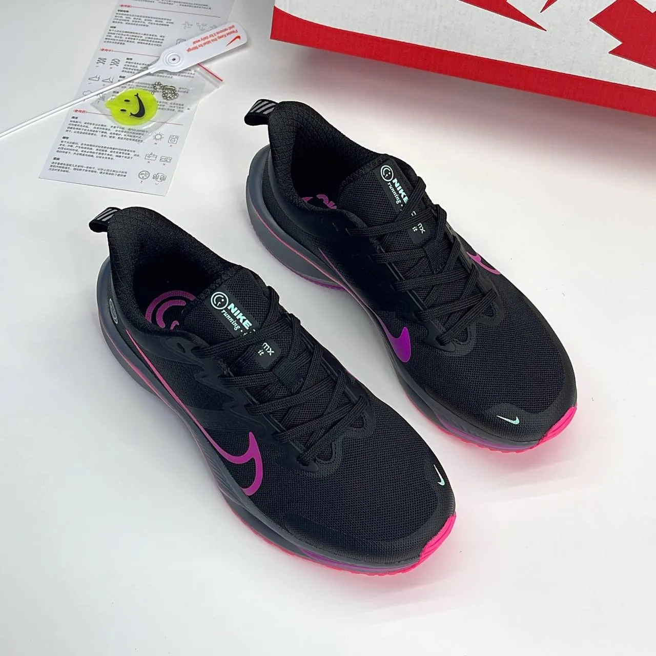 نایک زوم ایکس طرح لبخند مشکی صورتی Nike ZoomX Smile Black Pink - تصویر 2