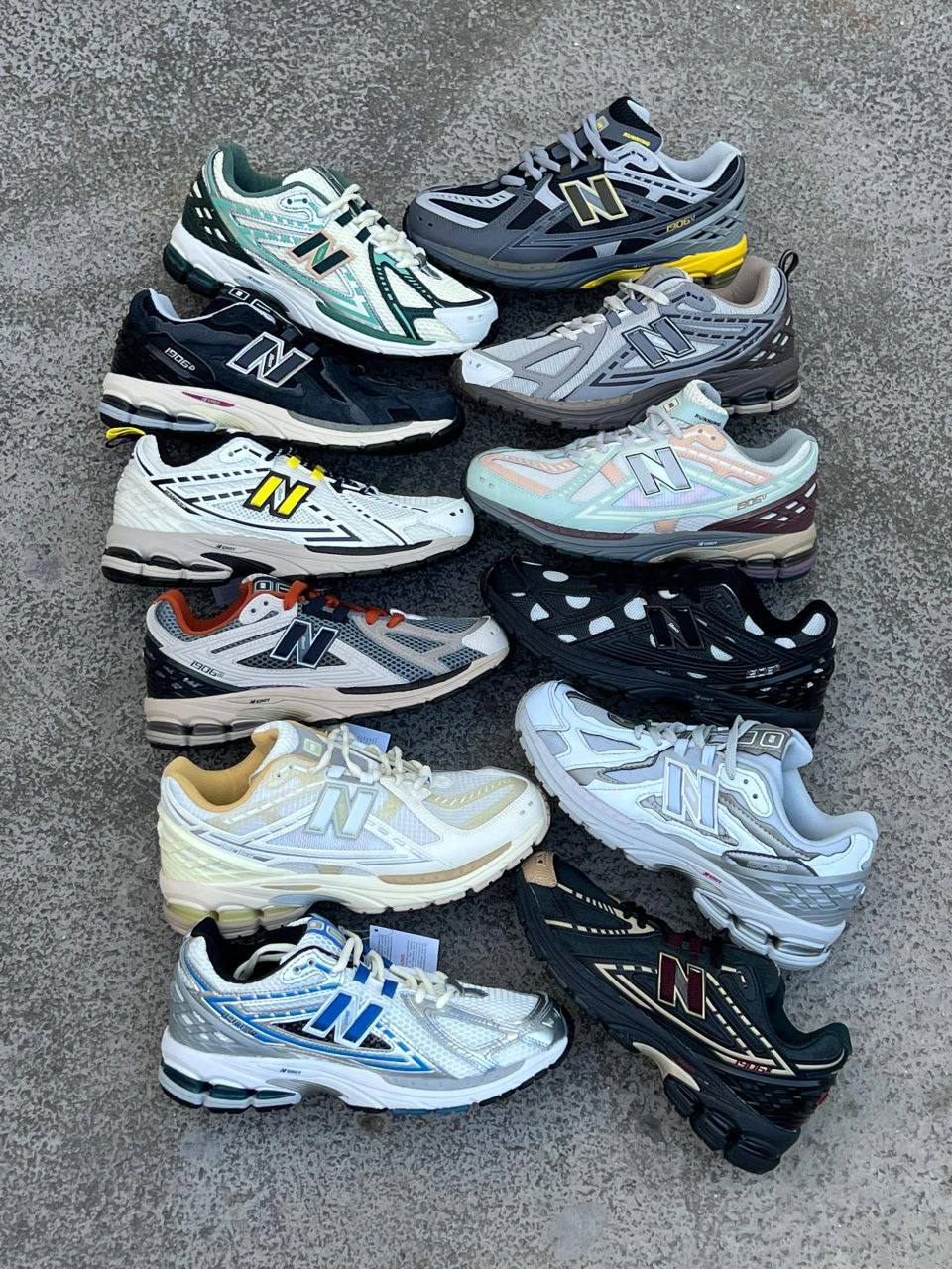 کفش نیوبالانس 1906 کرم سبز New Balance 1906 Cream Green کفش نیوبالانس 1906 کرم سبز New Balance 1906 Cream Green - تصویر 2