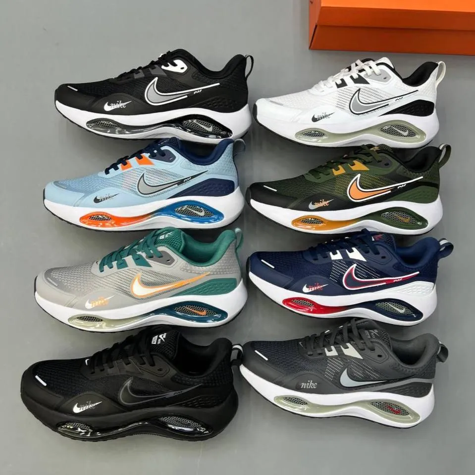 کفش نایک ایر زوم وینفلو V2 سرمهای Nike Winflo V2 Navy کفش نایک ایر زوم وینفلو V2 سرمهای Nike Winflo V2 Navy - تصویر 2