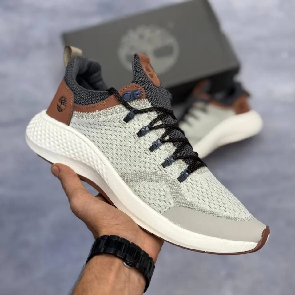 کفش تیمبرلند کرم مردانه Timberland Sneaker Nubuck Beige Men’s - تصویر 2