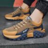 کتونی لژدار مردانه قهوه‌ای Men’s Brown Platform Sneakers