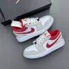 photo_1_2026-07-15_18-34-08 کفش نایک ایر جردن وان اس ای طوسی قرمز Nike Air Jordan 1 SE GREY Red