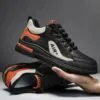 کتونی لژدار طبی مردانه ضد آب مشکی Men’s Waterproof Platform Orthopedic Sneakers Black - تصویر 2