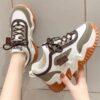 کتونی لژدار زنانه قهوهای فشن Women’s Brown Platform Fashion Sneakers کتونی لژدار زنانه قهوهای فشن Women’s Brown Platform Fashion Sneakers