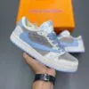 کفش نایک ایر جردن وان لو تراویس اسکات لویی ویتون Nike Air Jordan 1 Low Travis Scott Louis Vuitton - تصویر 2