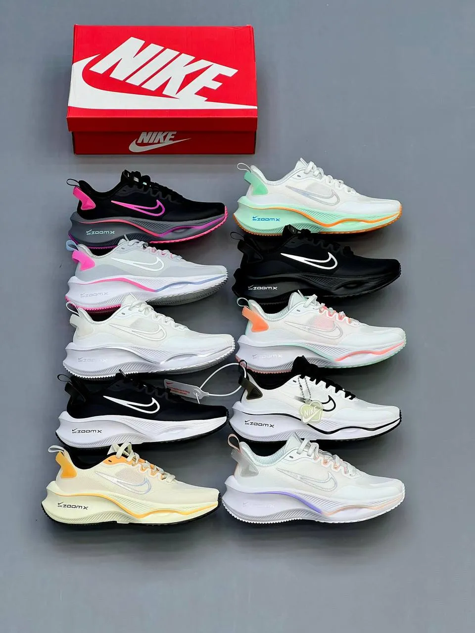 کفش نایک زوم ایکس قلبی مشکی سفید Nike ZoomX Heart Black White - تصویر 2
