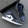 کفش نایک ایر جردن وان ساقدار مید ابسیدین سندد بنفش Nike Air Jordan 1 Mid Obsidian Sanded Purple کفش نایک ایر جردن وان ساقدار مید ابسیدین سندد بنفش Nike Air Jordan 1 Mid Obsidian Sanded Purple