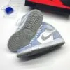 کفش نایک ایر جردن وان ساقدار هایپر رویال سفید آبی Nike Air Jordan 1 High Hyper Royal White Blue - تصویر 3
