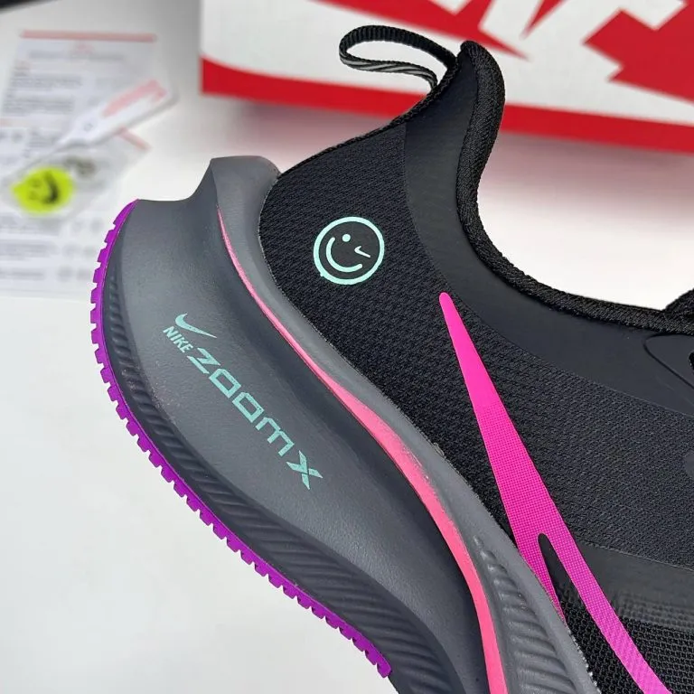 نایک زوم ایکس طرح لبخند مشکی صورتی Nike ZoomX Smile Black Pink - تصویر 4