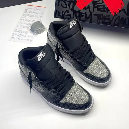 کفش نایک ایر جردن وان ساقدار ربلیونر Nike Air Jordan 1 High OG Rebellionaire کفش نایک ایر جردن وان ساقدار ربلیونر Nike Air Jordan 1 High OG Rebellionaire - تصویر 2