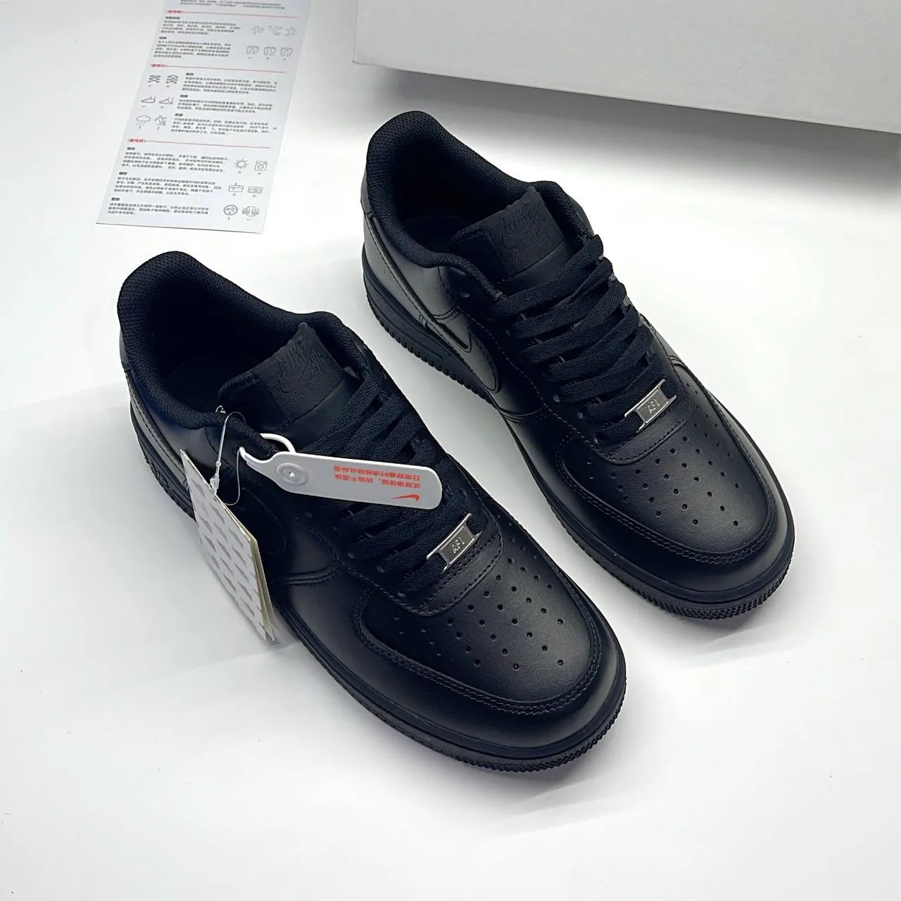 نایک ایر فورس وان مشکی Nike Air Force 1 Black - تصویر 2