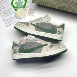 کفش نایک ایر جردن وان لو تراویس اسکات گوچی Nike Air Jordan 1 Low Travis Scott x Gucci کفش نایک ایر جردن وان لو تراویس اسکات گوچی Nike Air Jordan 1 Low Travis Scott x Gucci