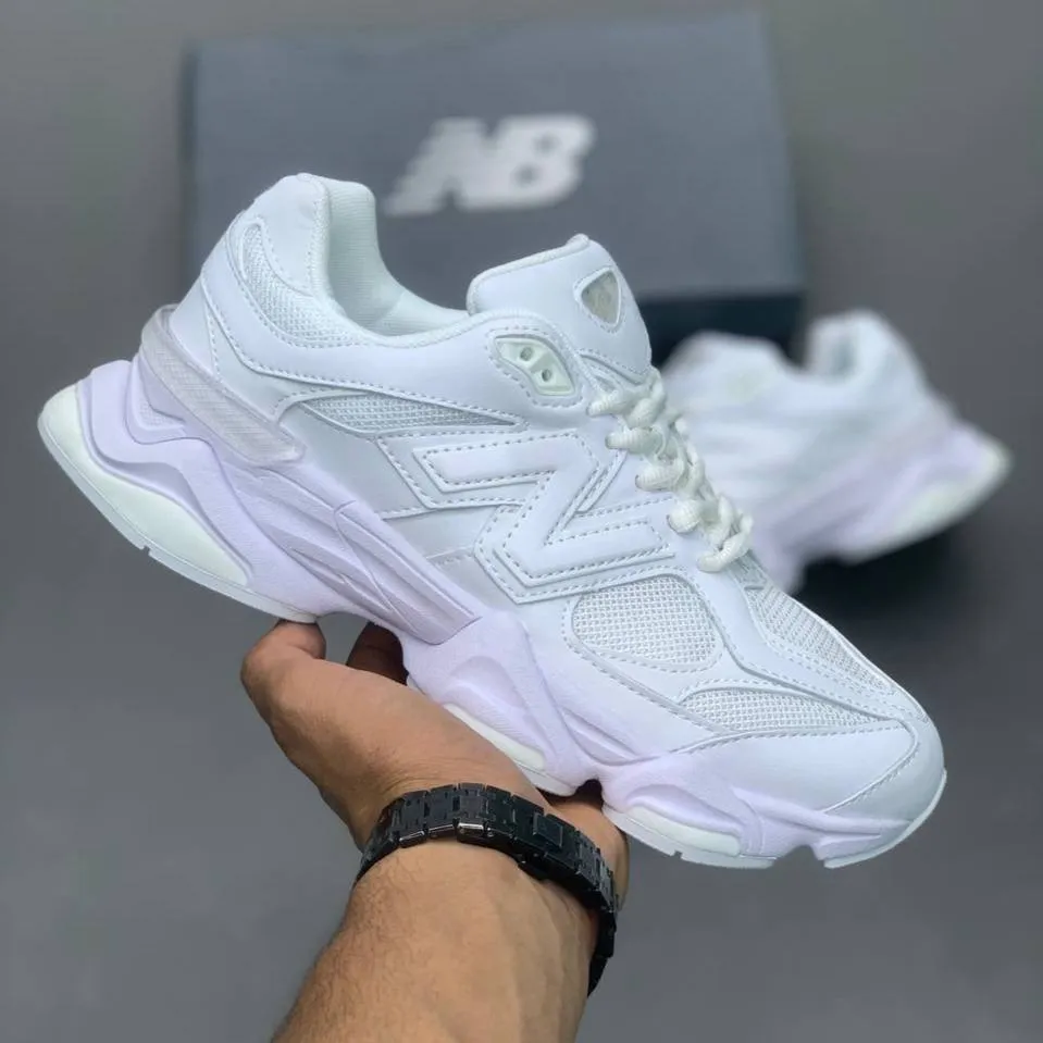 کفش نیوبالانس 9060 سفید New Balance 9060 White کفش نیوبالانس 9060 سفید New Balance 9060 White - تصویر 2