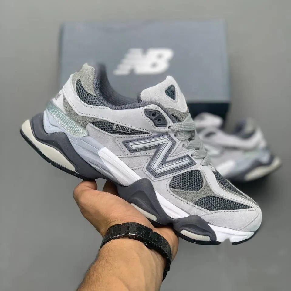 کفش نیوبالانس 9060 خاکستری طوسی New Balance 9060 Grey کفش نیوبالانس 9060 خاکستری طوسی New Balance 9060 Grey - تصویر 2