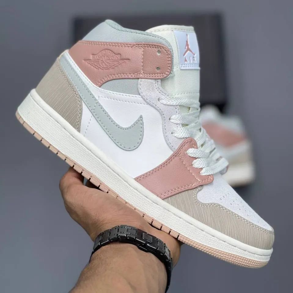 کفش نایک ایر جردن وان ساقدار پاستیلی Nike Air Jordan 1 High Pastel - تصویر 4