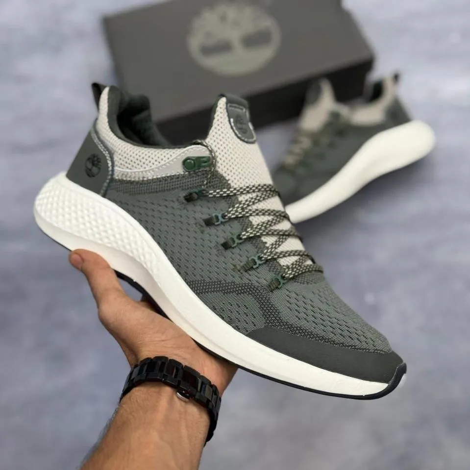 کفش تیمبرلند سبز مردانه Timberland Green Knit Sneaker - تصویر 2