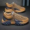 کتونی لژدار مردانه قهوهای Men’s Brown Platform Sneakers کتونی لژدار مردانه قهوهای Men’s Brown Platform Sneakers - تصویر 2