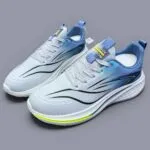 کتونی رانینگ مردانه اسپرت طوسی آبی Men’s Gray Blue Running Sneakers