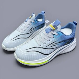 کتونی رانینگ مردانه اسپرت طوسی آبی Men’s Gray Blue Running Sneakers