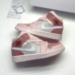 کفش نایک ایر جردن وان ساقدار دیجیتال پینک Nike Air Jordan 1 High Digital Pink