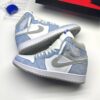 کفش نایک ایر جردن وان ساقدار هایپر رویال سفید آبی  Nike Air Jordan 1 High Hyper Royal White Blue