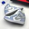 کفش نایک ایر جردن وان ساقدار هایپر رویال سفید آبی Nike Air Jordan 1 High Hyper Royal White Blue
