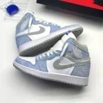کفش نایک ایر جردن وان ساقدار هایپر رویال سفید آبی  Nike Air Jordan 1 High Hyper Royal White Blue