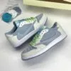 کفش نایک ایر جردن وان لو تراویس اسکات آبی سفید سوئد Nike Air Jordan 1 Low Travis Scott Blue White Sweden
