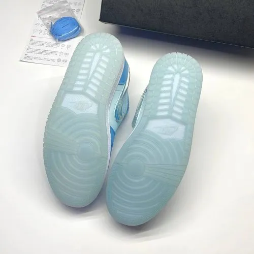 کفش نایک ایر جردن وان لو آکواریوم آبی Nike Air Jaordan 1 Low Aquarium Blue کفش نایک ایر جردن وان لو آکواریوم آبی Nike Air Jaordan 1 Low Aquarium Blue - تصویر 4