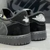 کفش نایک ایر جردن وان لو تراویس اسکات بلک فانتوم Nike Air Jordan 1 Low Travis Scott Black Phantom - تصویر 3