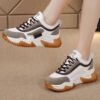 کتونی لژدار زنانه قهوهای فشن Women’s Brown Platform Fashion Sneakers کتونی لژدار زنانه قهوهای فشن Women’s Brown Platform Fashion Sneakers