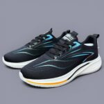 کتونی رانینگ مردانه اسپرت مشکی Men’s Black Running Sneakers