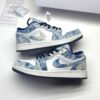 کفش نایک ایر جردن وان لو واشد دنیم Nike Air Jordan 1 Low Washed Denim