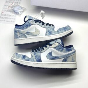کفش نایک ایر جردن وان لو واشد دنیم Nike Air Jordan 1 Low Washed Denim کفش نایک ایر جردن وان لو واشد دنیم Nike Air Jordan 1 Low Washed Denim