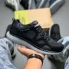 کفش اسکیچرز کوانتوم فلکس مشکی طوسی Skechers Quantum Flex Black Grey - تصویر 2