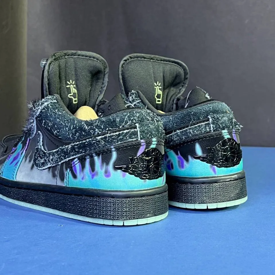 کفش نایک ایر جردن وان لو فورتون فلای هالووین Nike Air Jordan 1 Low Fortune Fly Halloween - تصویر 4