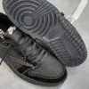 کفش نایک ایر جردن وان لو تراویس اسکات بلک فانتوم Nike Air Jordan 1 Low Travis Scott Black Phantom - تصویر 5