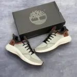 کفش تیمبرلند کرم مردانه Timberland Sneaker Nubuck Beige Men’s