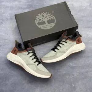 کفش تیمبرلند کرم مردانه Timberland Sneaker Nubuck Beige Men’s