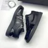 کفش نایک ایر جردن وان لو پتنت الفنت بلک Nike Air Jordan 1 Low Patent Elephant Black کفش نایک ایر جردن وان لو پتنت الفنت بلک Nike Air Jordan 1 Low Patent Elephant Black - تصویر 4