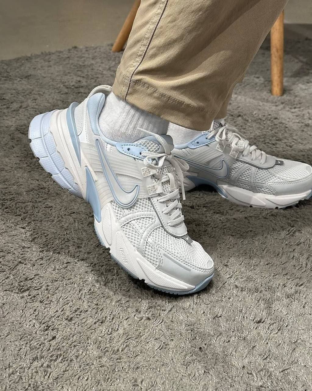 کفش نایک وی تو کی آبی سفید Nike V2K Blue White - تصویر 6